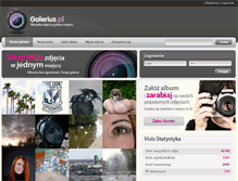 Tablet Screenshot of galerius.pl